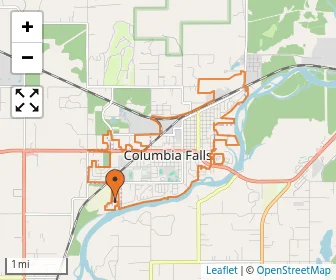 Area schools map